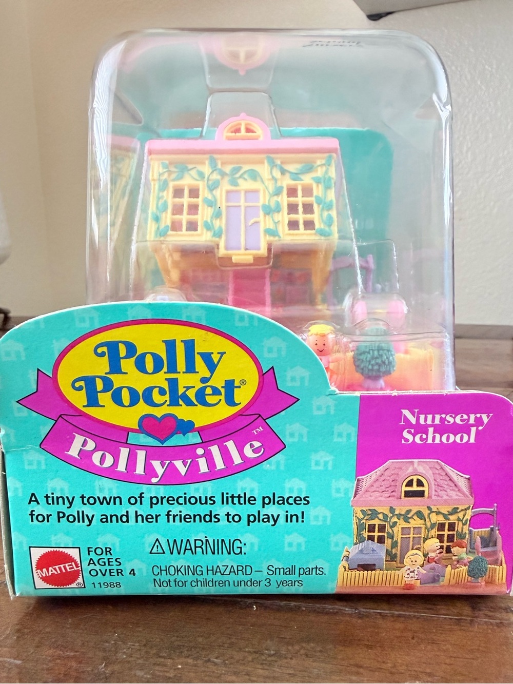 New 1994 Pollyville Nursery School Polly Pocket Vintage 90s Bluebird VTG NIB NWT